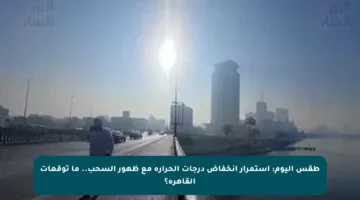 طقس اليوم: استمرار انخفاض درجات الحرارة مع ظهور السحب.. ما توقعات القاهرة؟